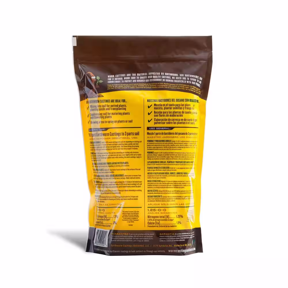 None Earthworm Castings Plant Food