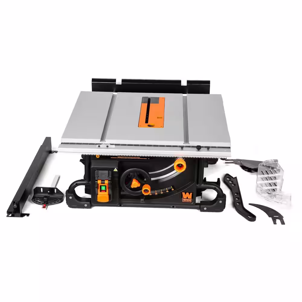 WEN 15 Amp 2 HP 10 in. Industrial Benchtop Jobsite Table Saw