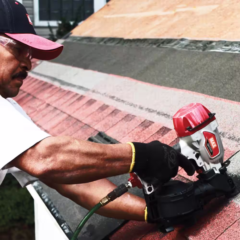 MAX SuperRoofer 15Â° Coil Roofing Nailer