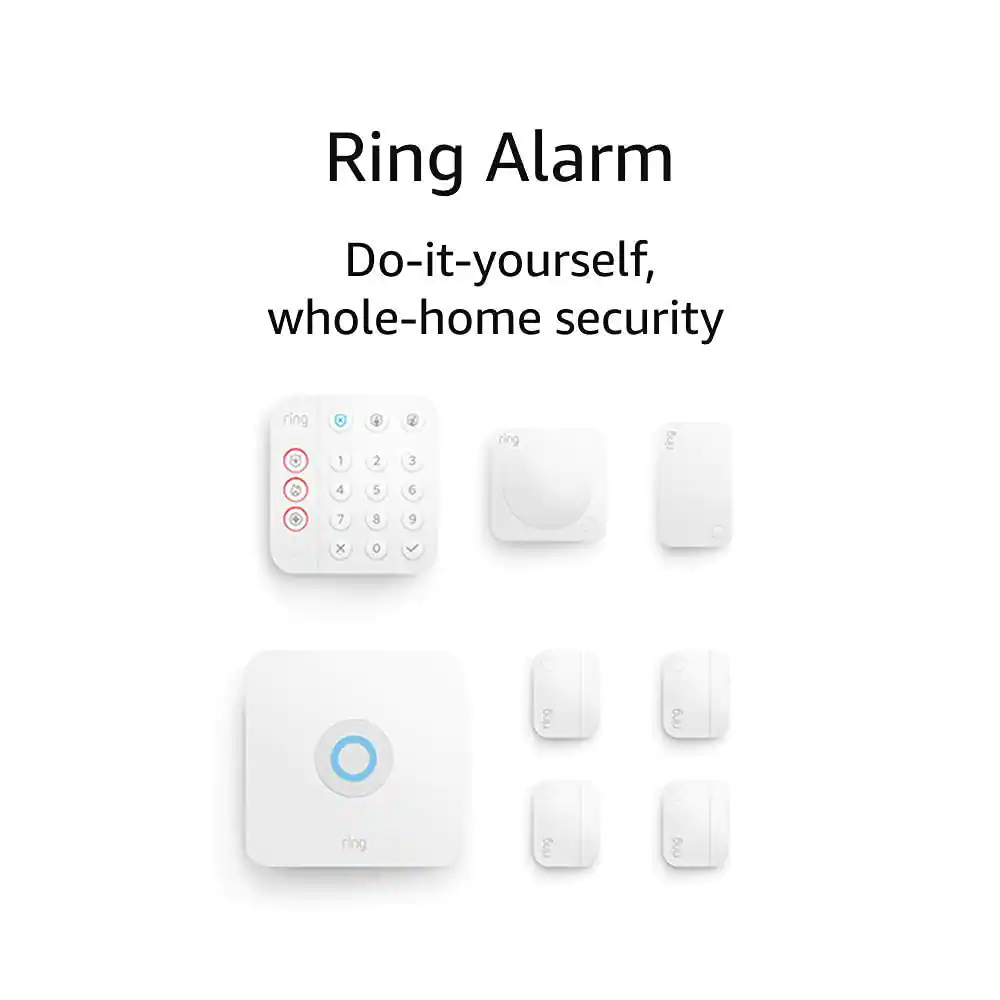 Ring Alarm Wireless Security System, 8 Piece Kit (2nd Gen)