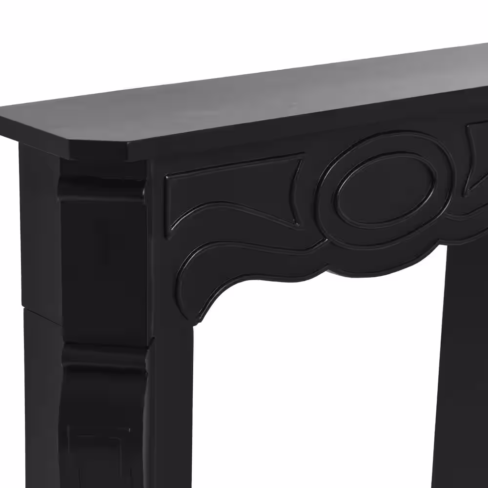 Storied Home Victorian Mantel, Black