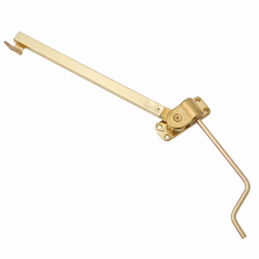 Prime-Line 10-3/4 in. Brass Plated Reversible Casement Window Operator, Parlyn Windows
