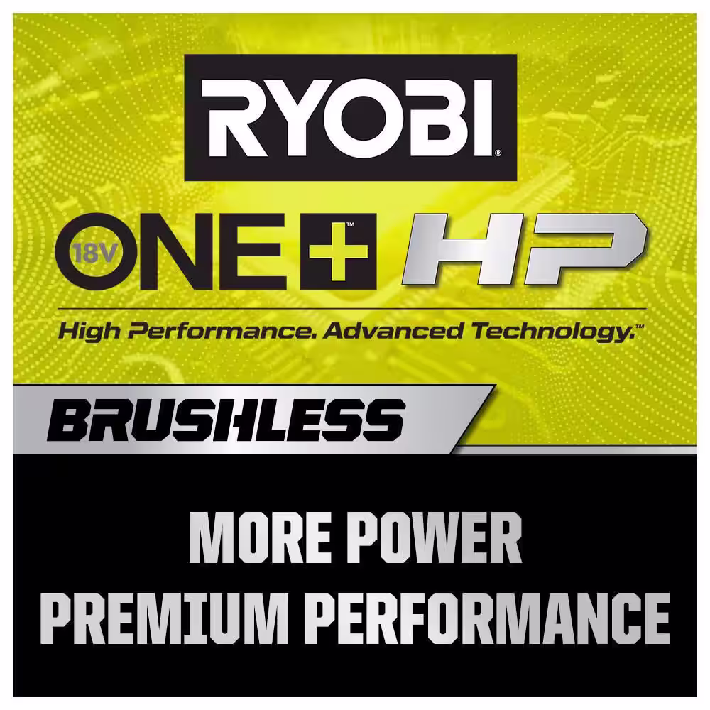 RYOBI ONE+ 18V HIGH PERFORMANCE Kit w/ (2) 4.0 Ah Batteries, 2.0 Ah Battery, 2-Port Charger & (2) FREE ONE+ HP Brushless Tools