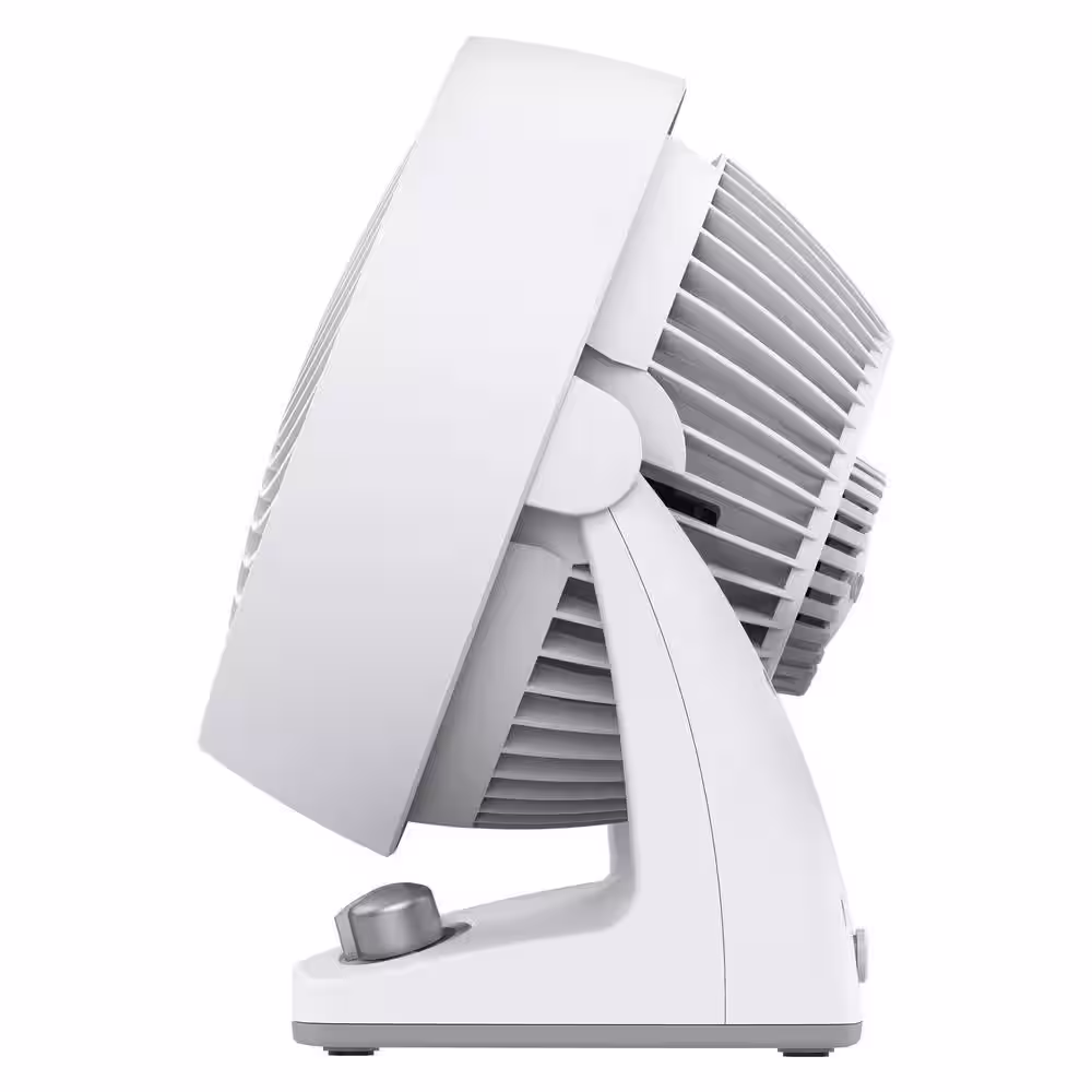 Vornado 133DC 6.8 in. Energy Smart Compact Desktop Fan Air Circulator, Polar White