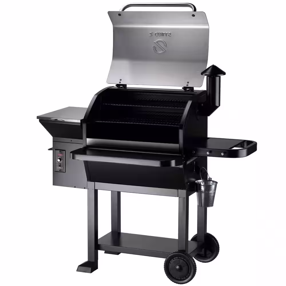 Z GRILLS 1060 sq. in. Pellet Grill and Smoker, Stainless Steel