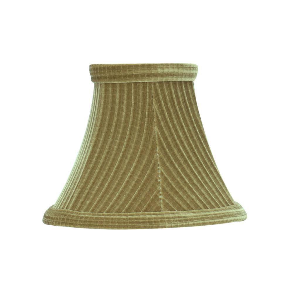 Aspen Creative Corporation 6 in. x 5 in. Brown Green Bell Lamp Shade (6-Pack)
