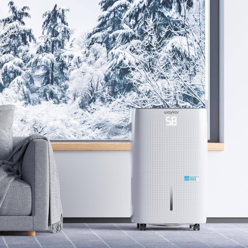 None 150-Pint Energy Star Dehumidifier with Tank Ideal for Basements, Industrial Spaces and Workplaces Up to 7,000 sq. ft.