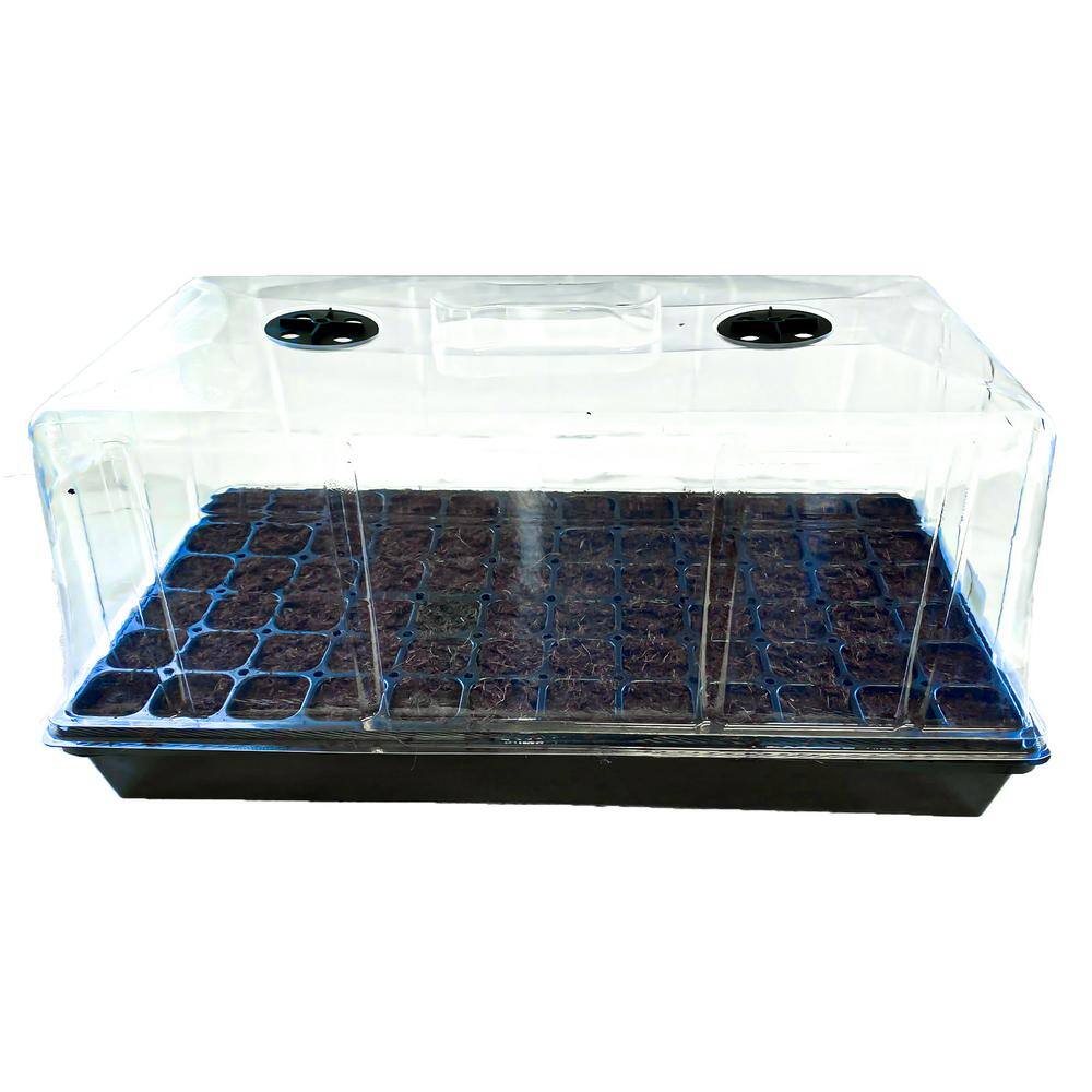 Viagrow 7 in. Seedling Germination Kit with Tall Dome, Tray, Insert and Grow Media