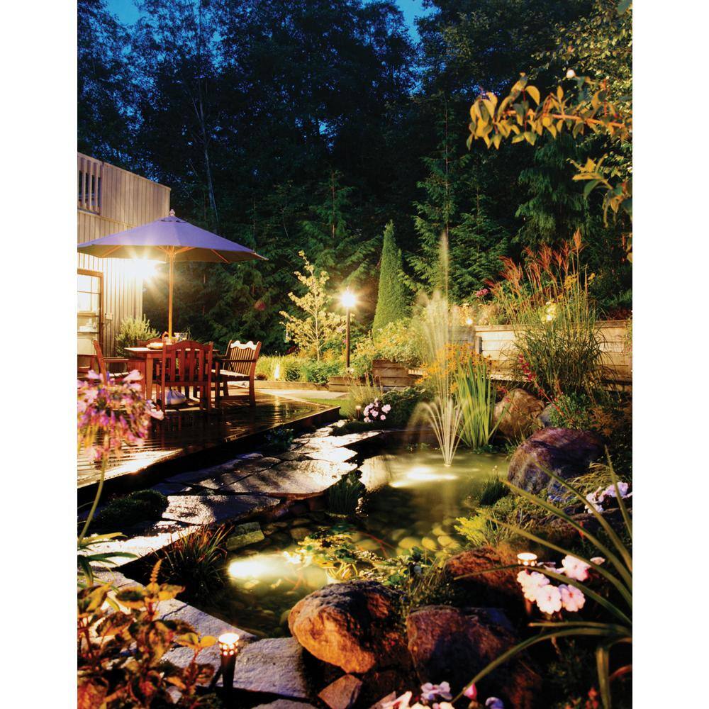 Lithonia Lighting DSXF1 21-Watt Dark Bronze Outdoor Integrated LED Flood Light