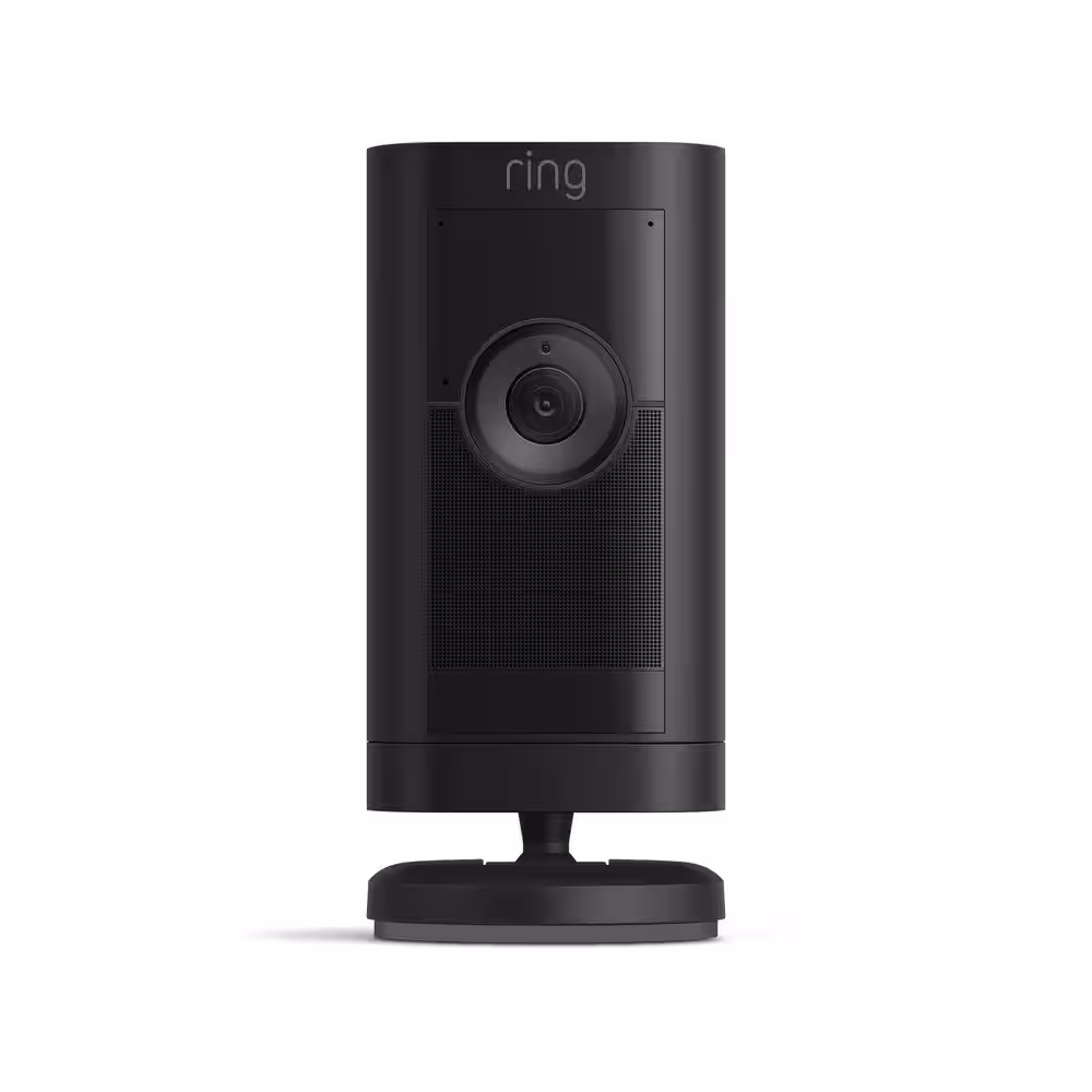 Ring Stick Up Cam Pro Battery Indoor/Outdoor Security Camera with 3D Motion Detection, HDR Video & Color Night Vision, Black