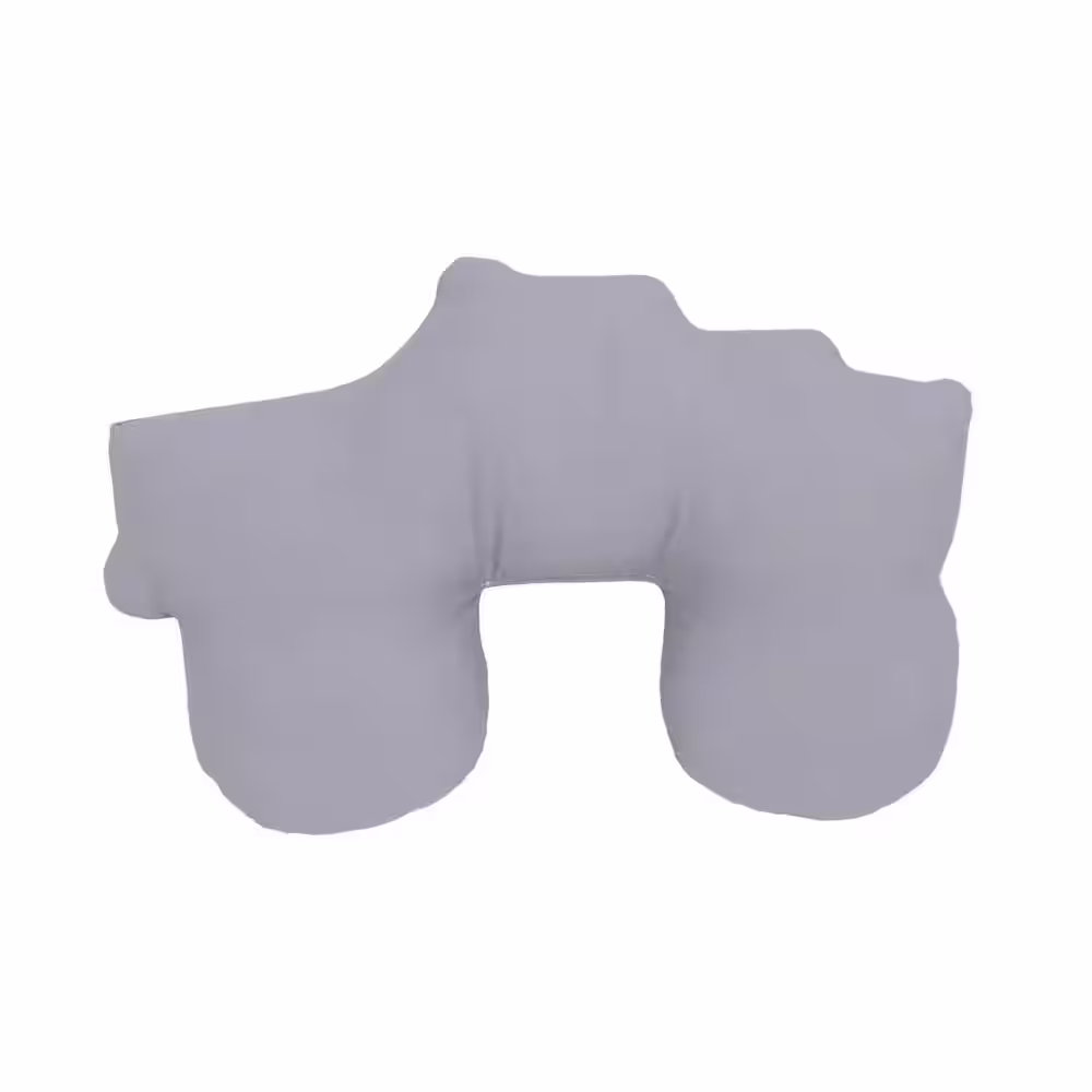 CARTER'S Teal, Blue and Grey Monster Truck Shaped Toddler 9 in. x 14 in. Throw Pillow