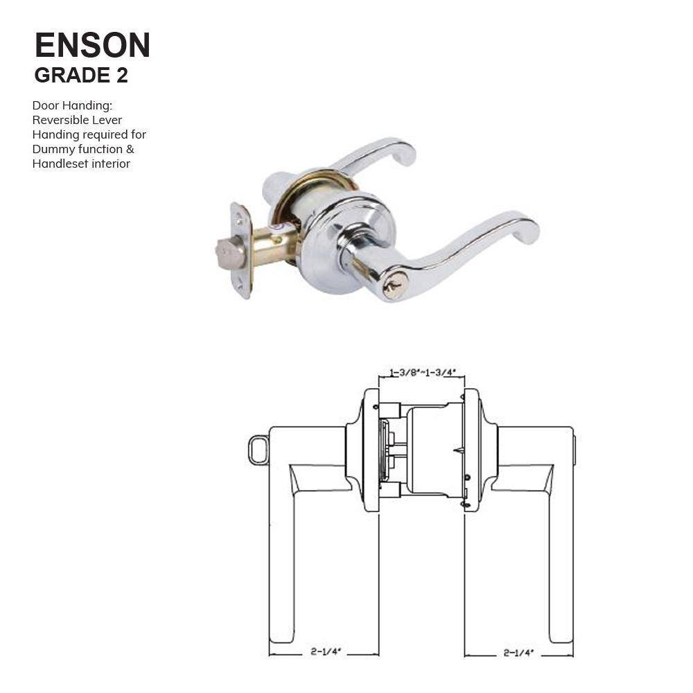 None Tuscany Bronze Grade 2 Enson Entry Lever
