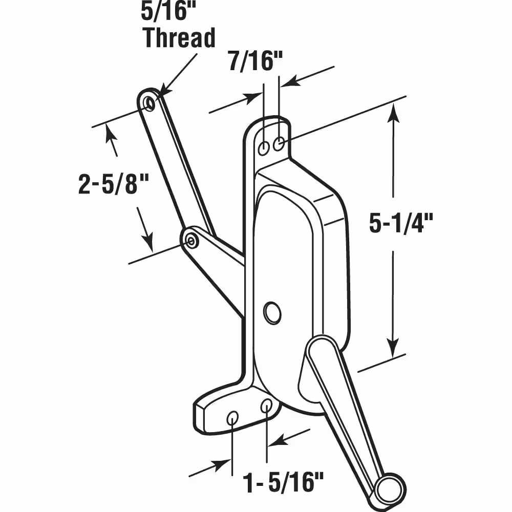 Prime-Line Awning Window Operator, Right-Hand, Pan American