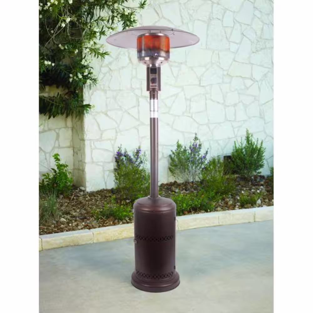 None 40,000 BTU Pyramid Propane Stainless Steel Patio Heater