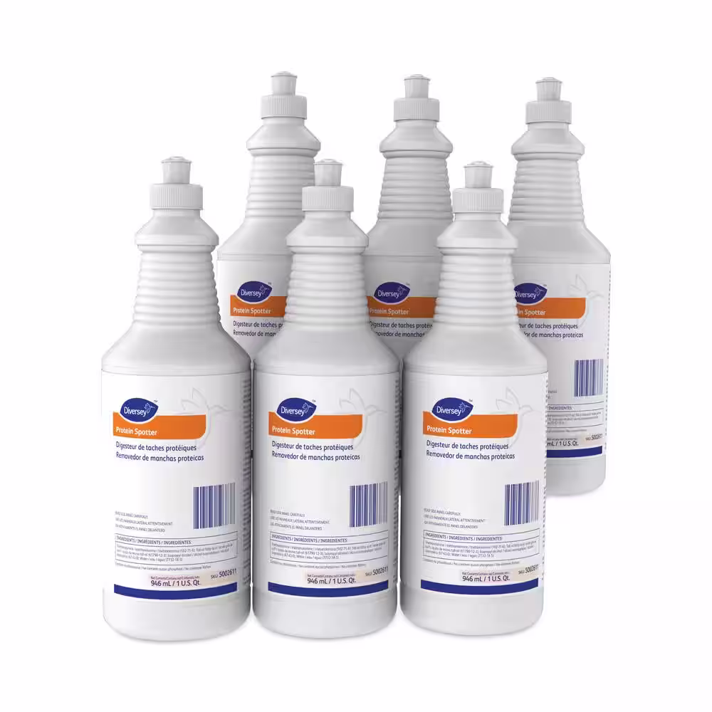 None 32 oz. Fresh Scent Protein Spotter Carpet Cleaner, Bottle, (6-Carton)