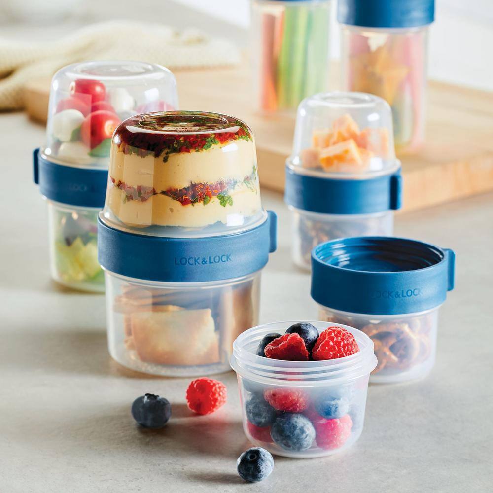 None Twist 12-Piece Two Way Food Storage Container Set