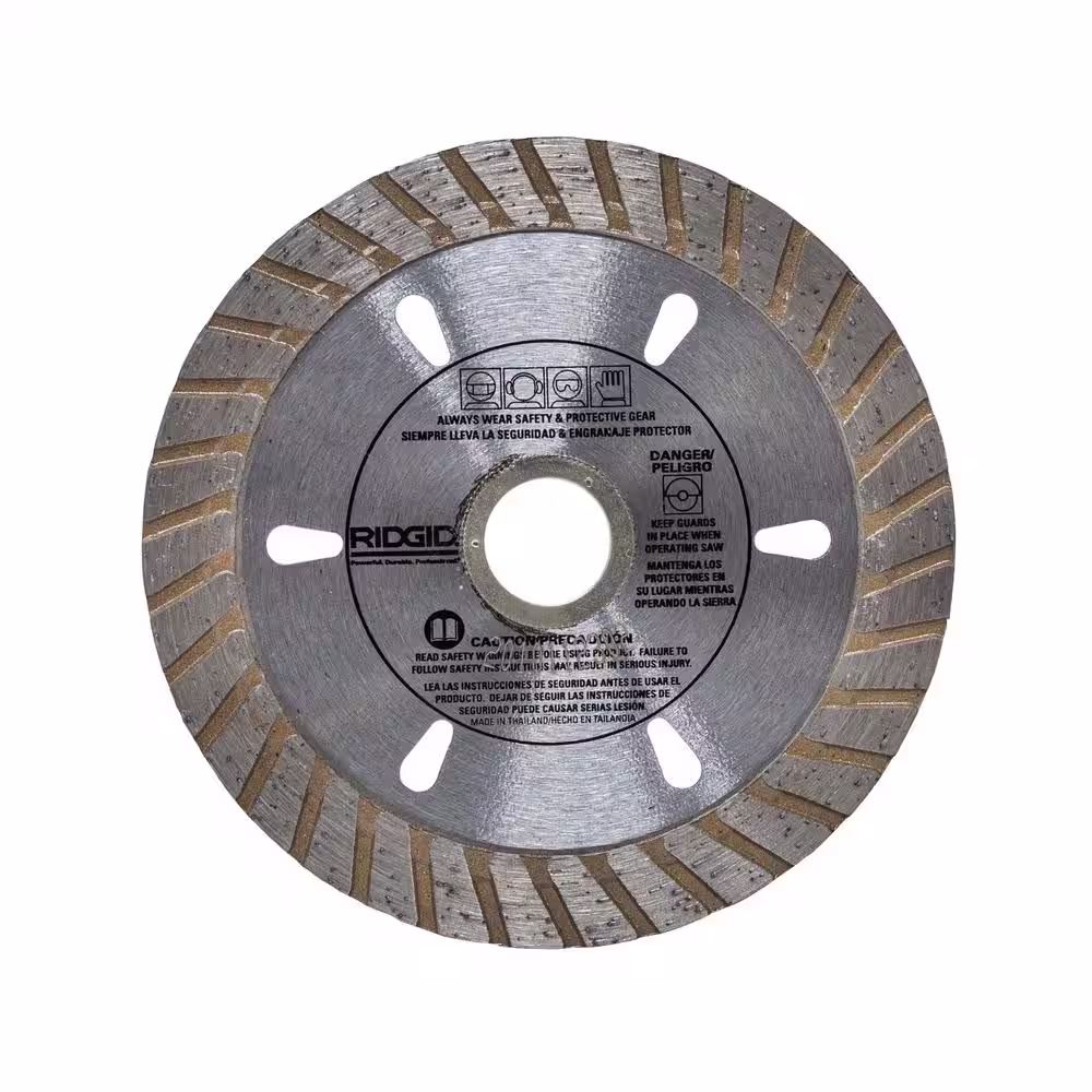 RIDGID 4 in. Turbo Diamond Blade