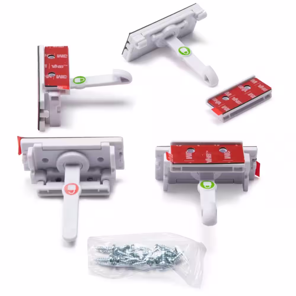Safety 1st Adhesive Cabinet Latch (4-Pack)
