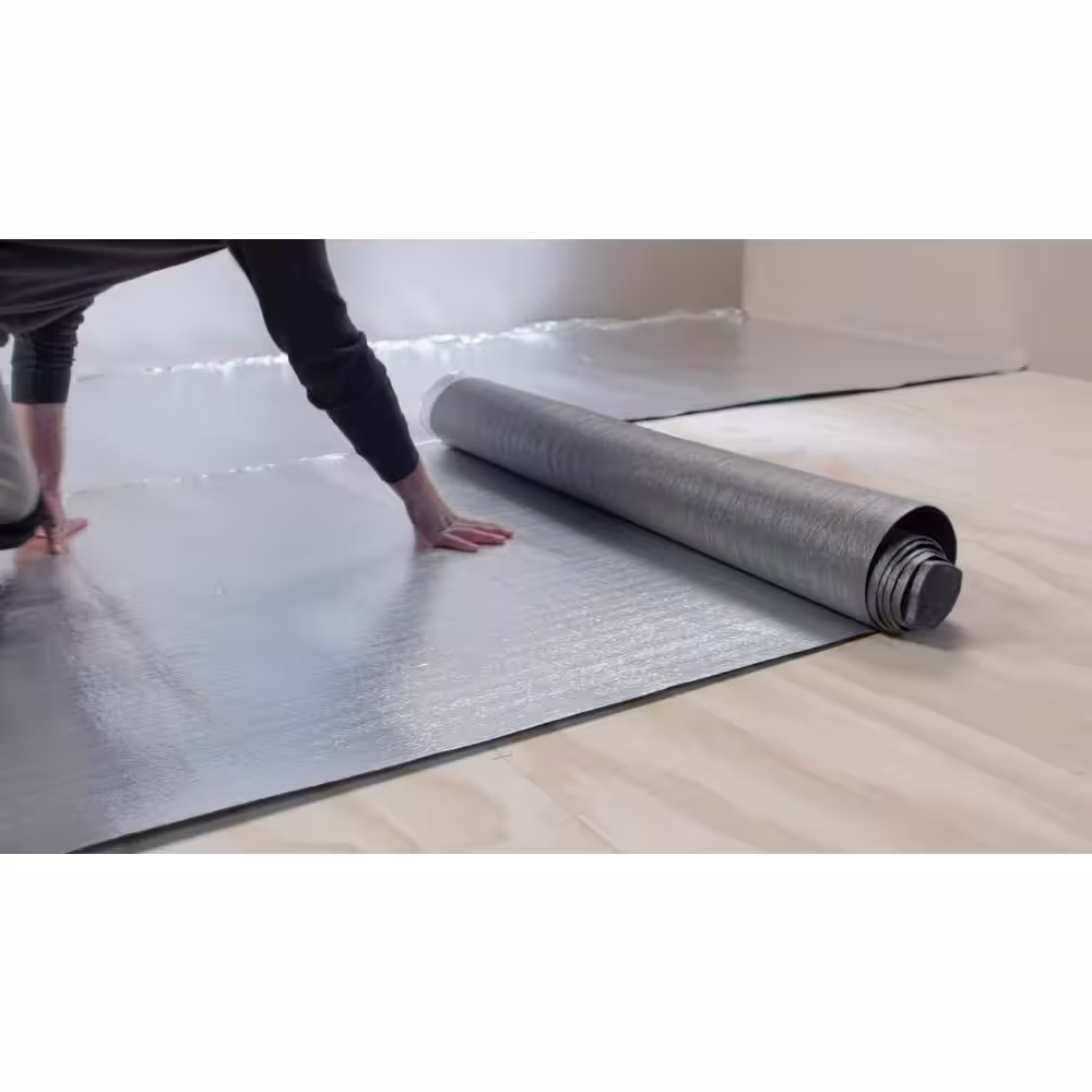TrafficMaster Standard 200 sq. ft. 48 in. W x 50 ft. L x 2 mm T Foam Underlayment for Laminate and Floating or Glue Down Wood Floors