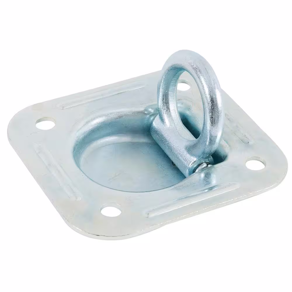 Keeper 4-7/16 in. Square Flip Ring Recessed Anchor