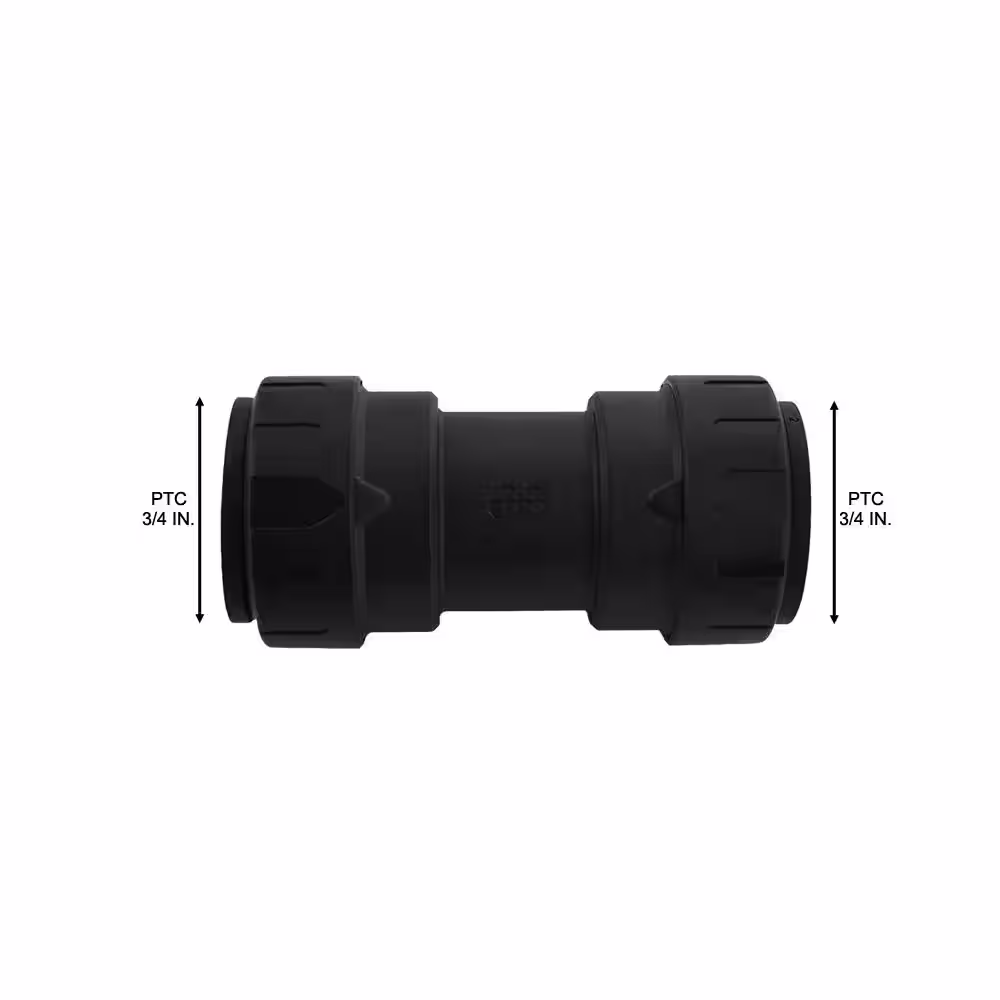 SharkBite ProLock 3/4 in. Push-to-Connect Plastic Coupling Fitting