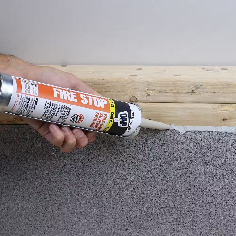 DAP Fire Stop 10.1 oz. Fire-Rated Silicone Sealant (12-Pack)