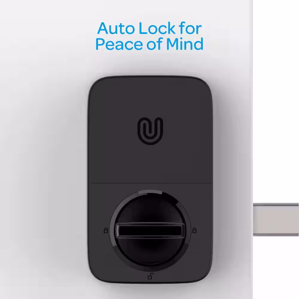 Ultraloq U-Bolt Pro with Wi-Fi Bridge Deadbolt Smart Lock with Passage Handle