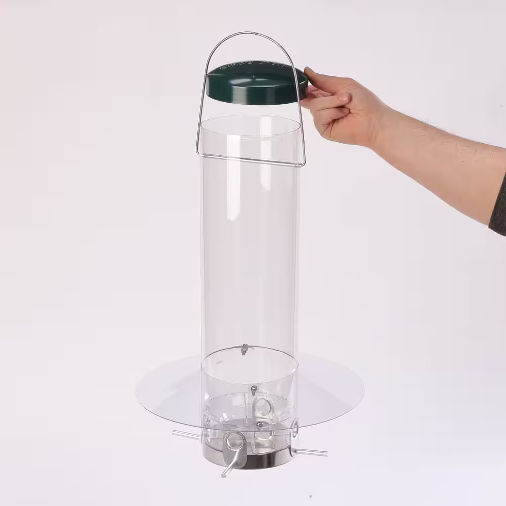 BIRDS choice Classic Feeder with Baffle Weather Guard 20 in.