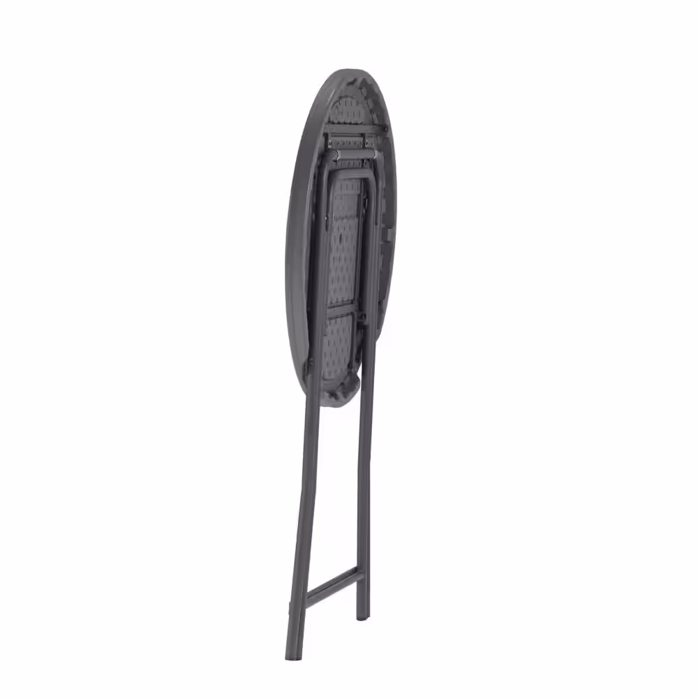 None Classic Commercial Cocktail Folding Table, Gray