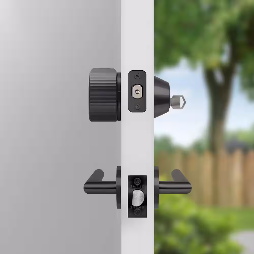 August WiFi Smart Lock Matte Black (Retrofits Over Existing Deadbolt)