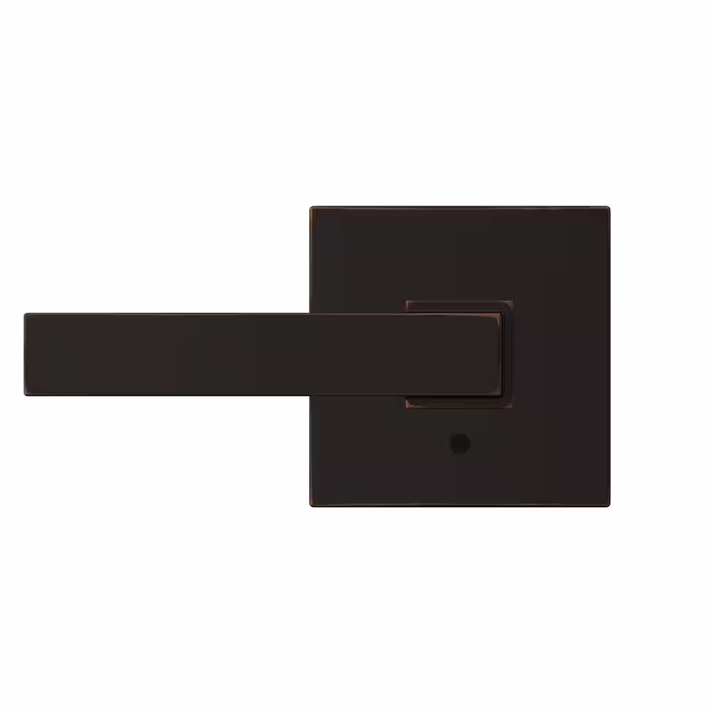 Schlage Custom Northbrook Aged Bronze Dummy Door Handle with Collins Trim (2-Pack)