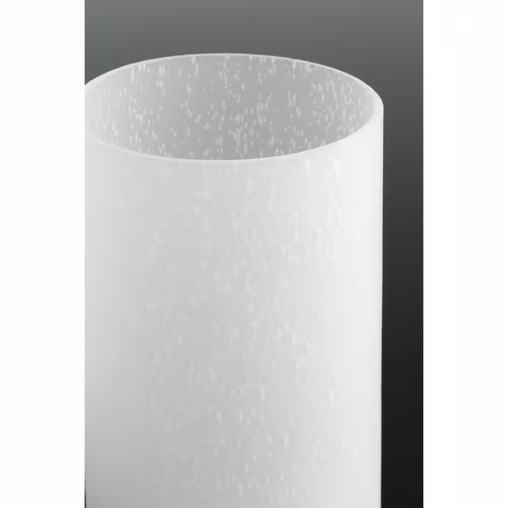 Progress Lighting Hawthorne Collection 2-Light Textured Black Etched Seeded Glass Craftsman Outdoor Post Lantern Light