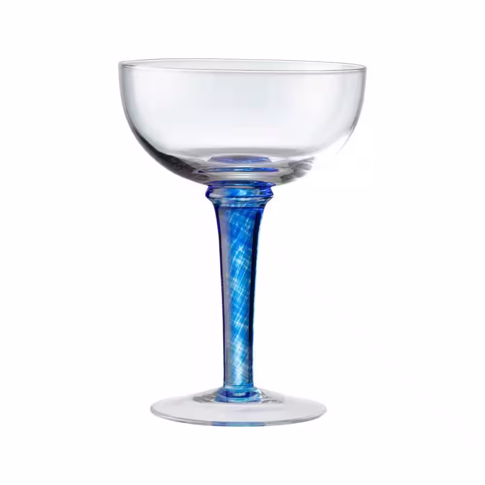Denby Imperial Blue Set of 2 Champagne Saucers
