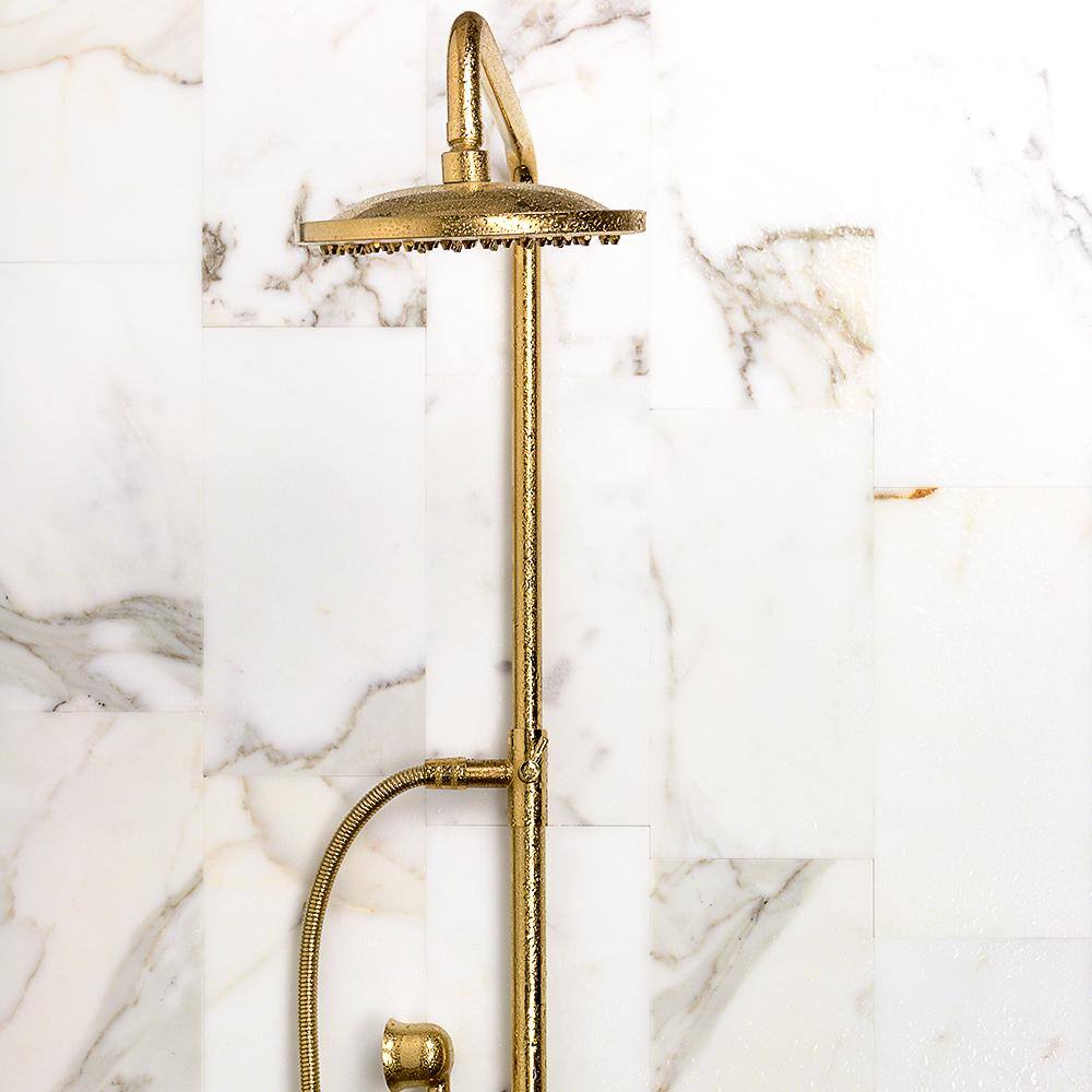 Ivy Hill Tile Carrara Gold 6 in. x 12 in. Polished Marble Wall Tile (5 sq. ft.)