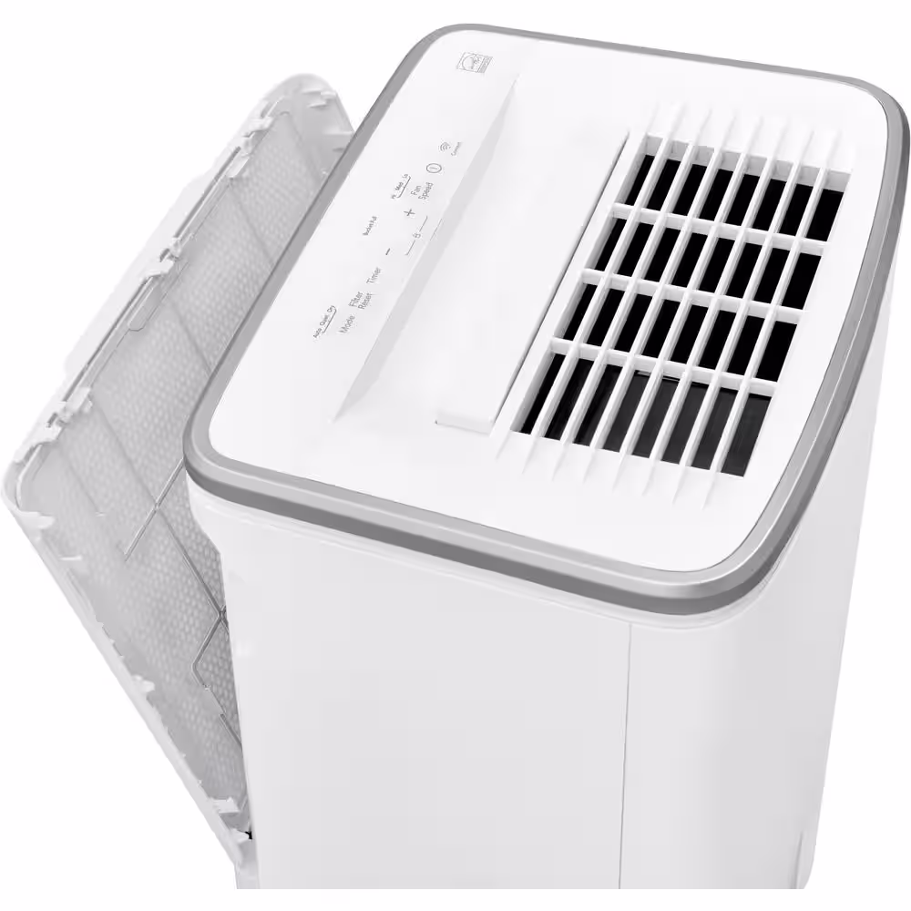 FRIGIDAIRE GALLERY 50 pt. 1200 sq.ft. High Humidity Dehumidifier with WiFi and Bucket in. White