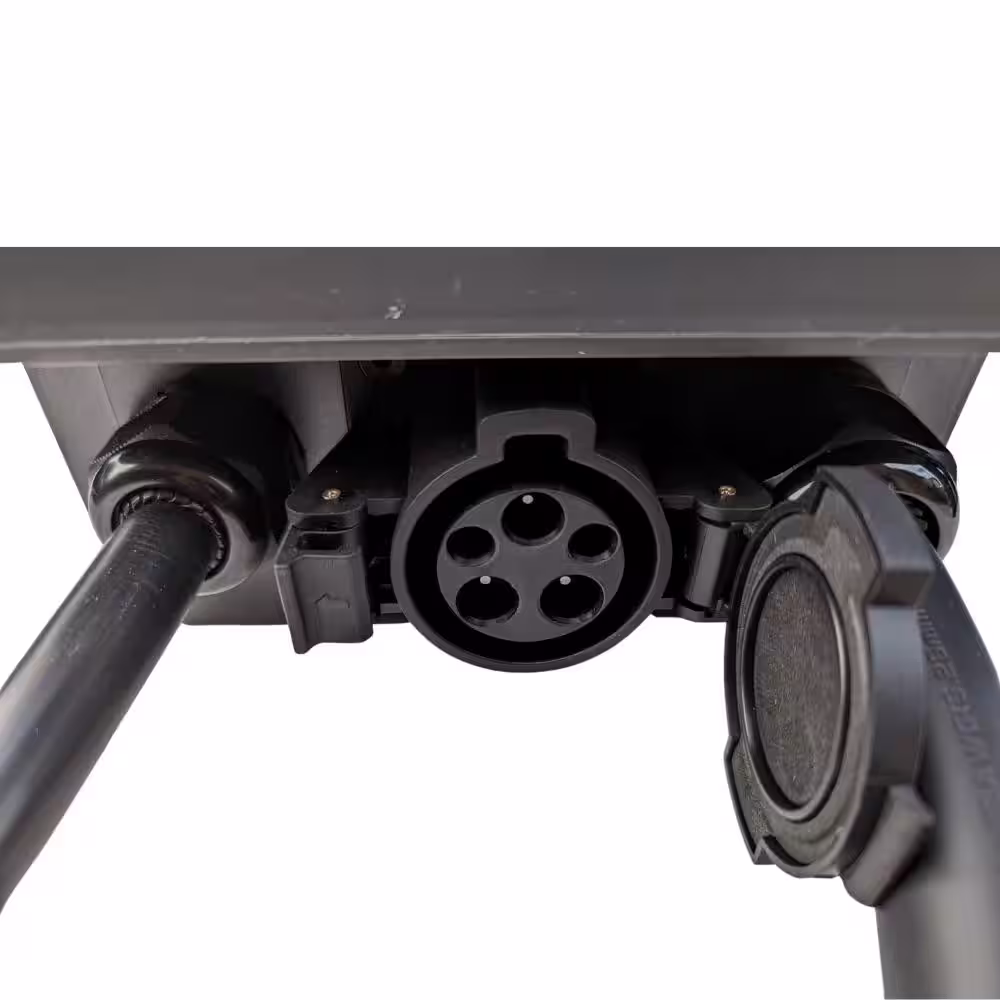 None REV+ Dual-Port, Level 2, Electric Vehicle Smart Charger, 50 Amps, WiFi/Bluetooth, UL Listed, Mobile App Integration