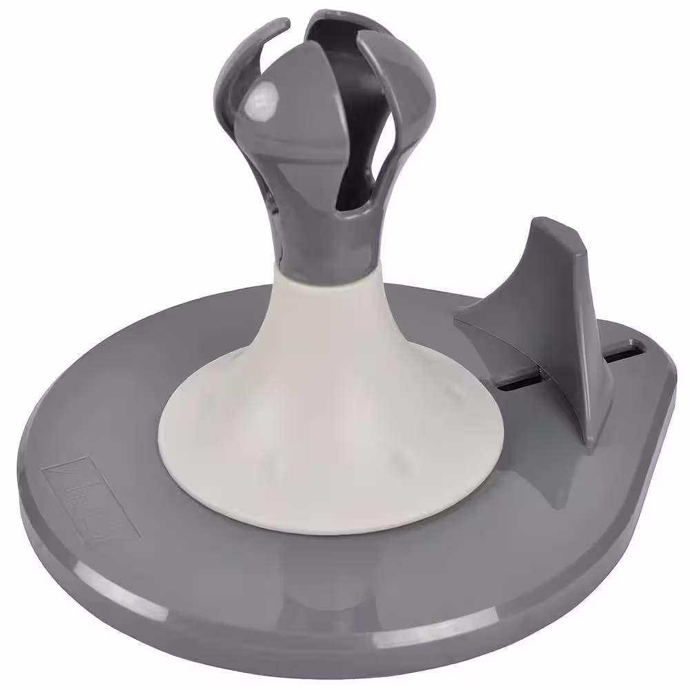 Hutzler Low Profile Countertop Gray Paper Towel Holder