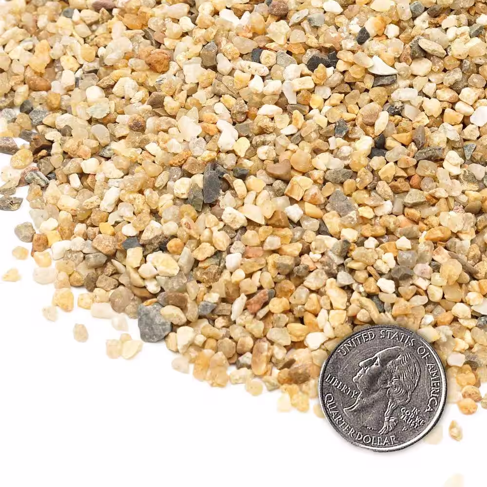 Dyiom 0.1 cu. ft. Multi-Colored Extra Small Pea Gravel 5.7 lbs. 0.04 in.-0.08 in. Landscape Rocks