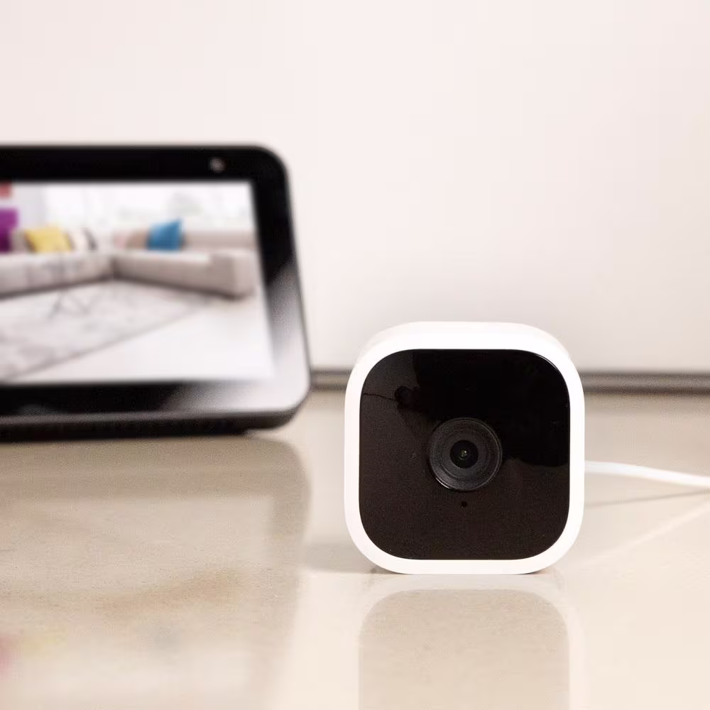 Blink Mini Indoor Wired 1080p Wi-Fi Security Camera - Black (2-Pack)