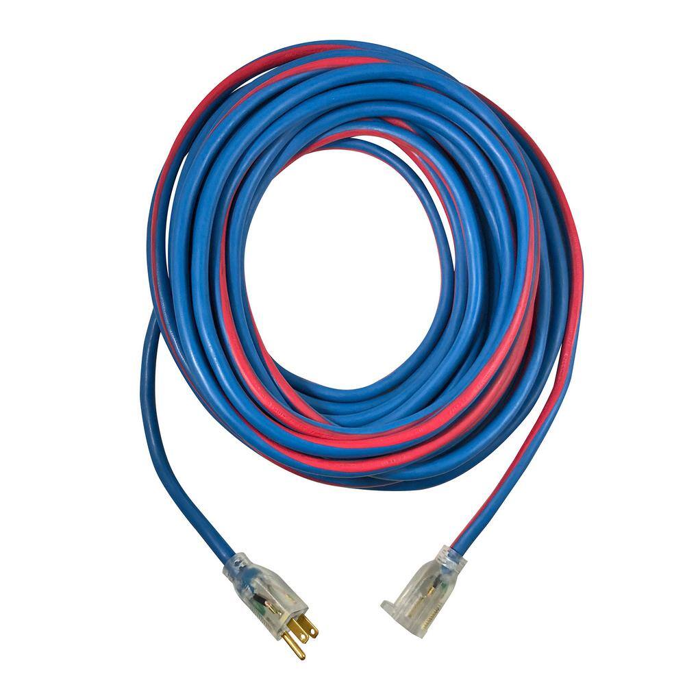 US Wire and Cable Extreme 25 ft. 16/3 All Weather Extension Cord with Lighted Plug