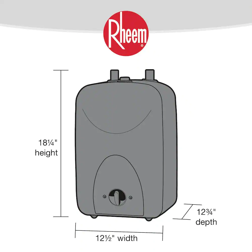 Rheem MiniTank 120-Volt 4 Gal. Compact Point of Use Electric Water Heater
