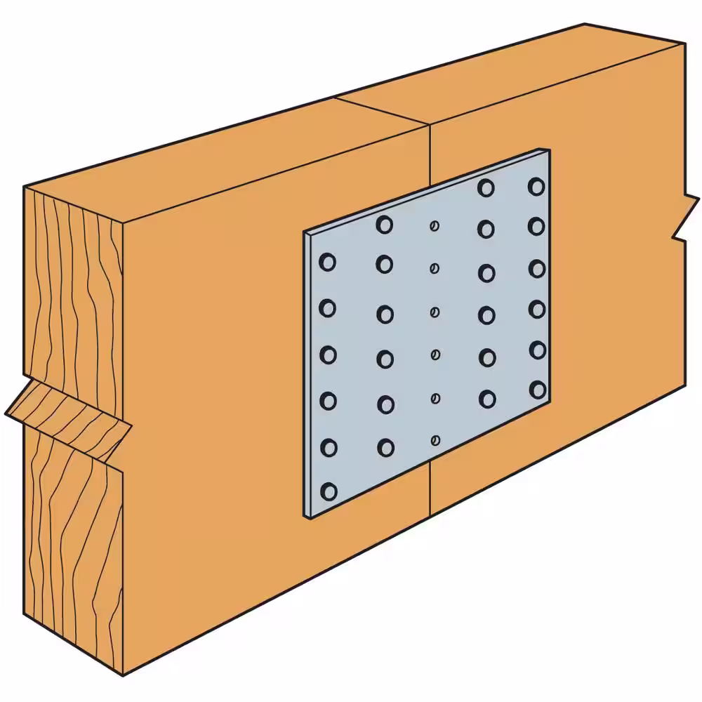 Simpson Strong-Tie TP 4-1/8 in. x 5 in. 20-Gauge Galvanized Tie Plate