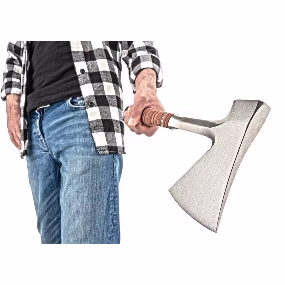 Halder 2.2 lbs. Hand Axe with 14.57 in. Steel Handle Leather Grip