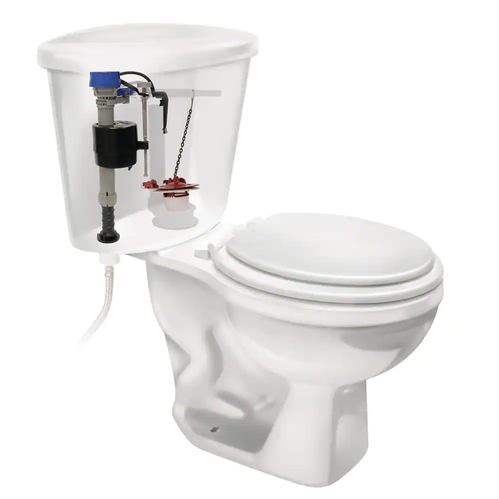 Fluidmaster PerforMAX Universal High Performance Toilet Fill Valve and 3 in. Adjustable Toilet Flapper Repair Kit