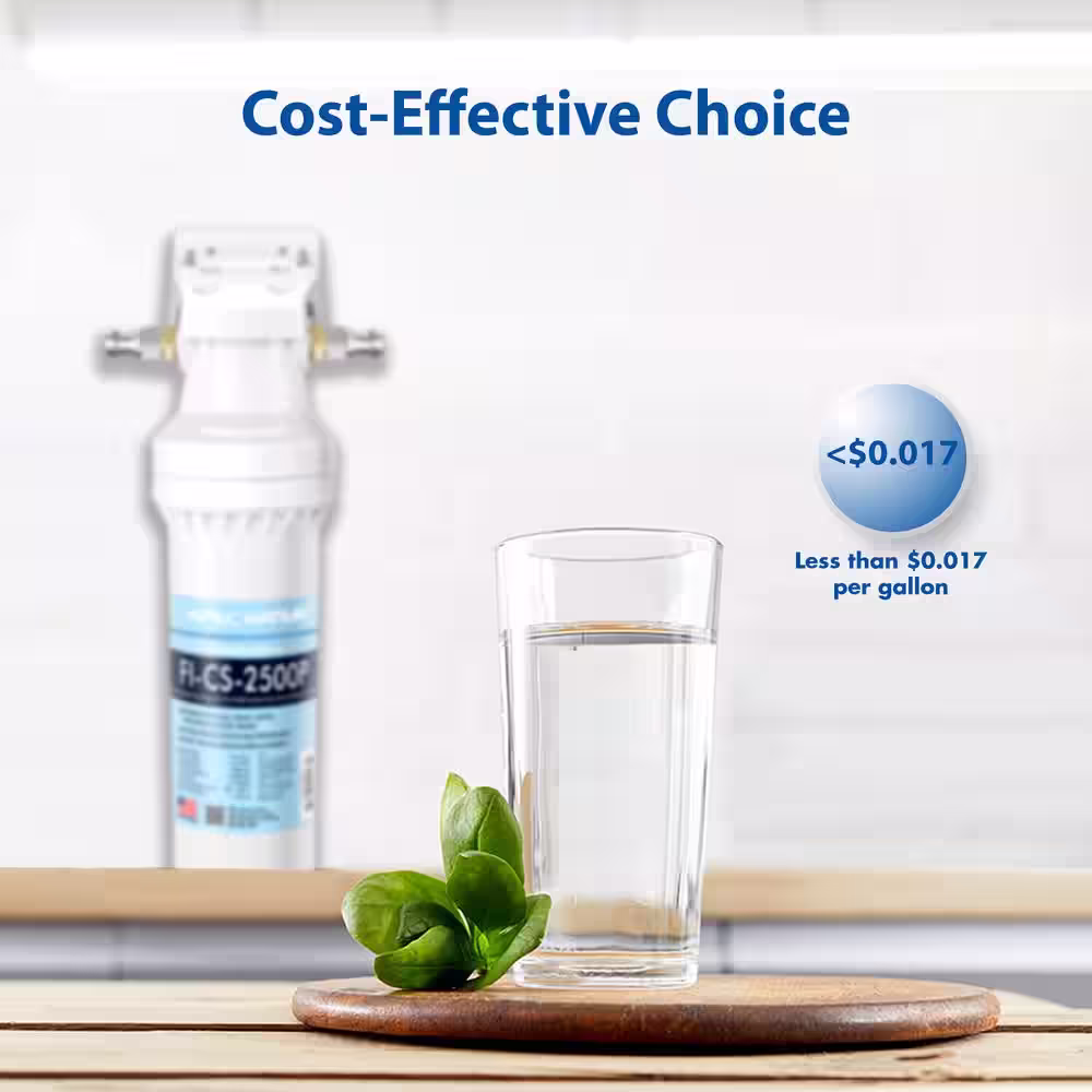 APEC Water Systems CS-Series High Capacity Under-Counter Water Filtration System with Scale Inhibitor