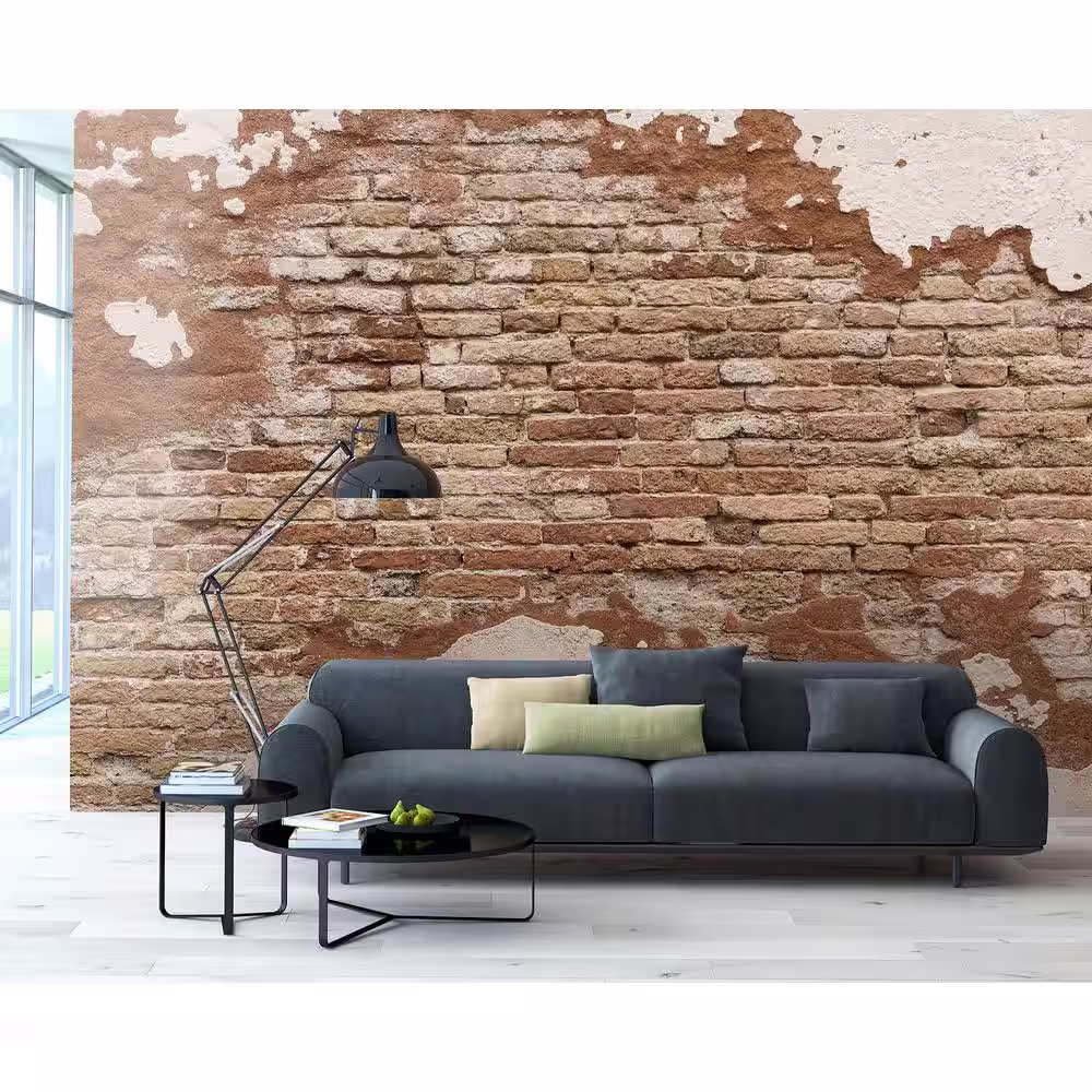 Brewster Distressed Brick Wall Mural
