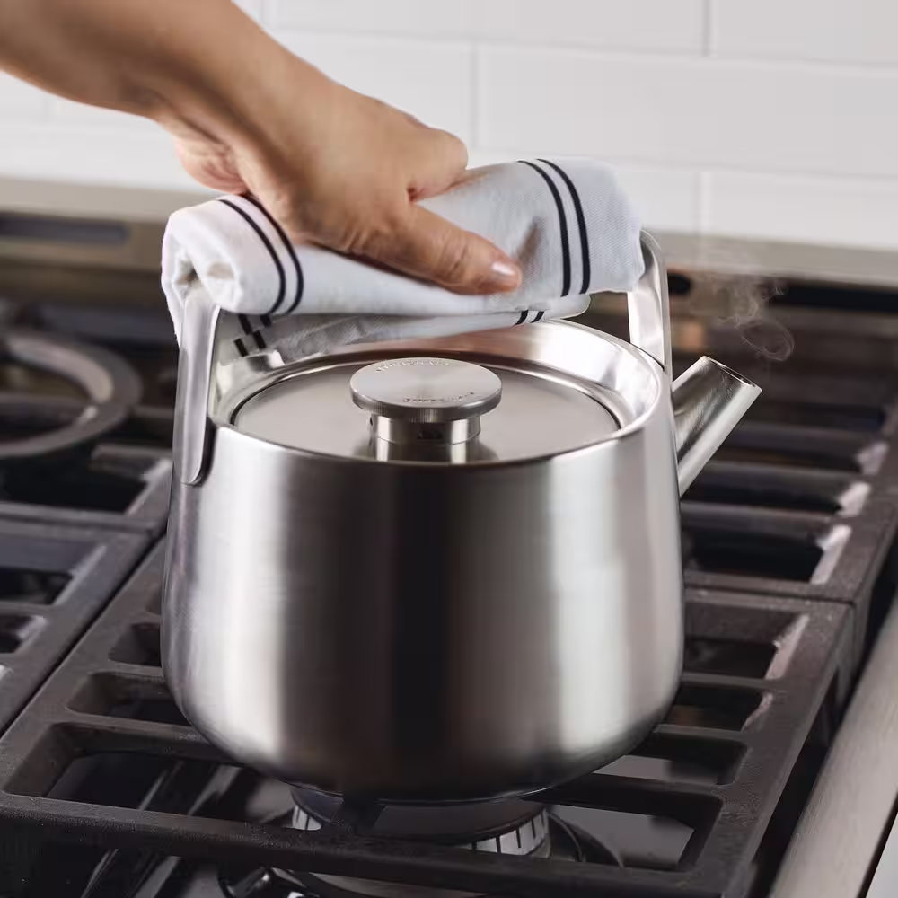 KitchenAid 7.6-Cup Stainless Steel Induction Teakettle with Whistle