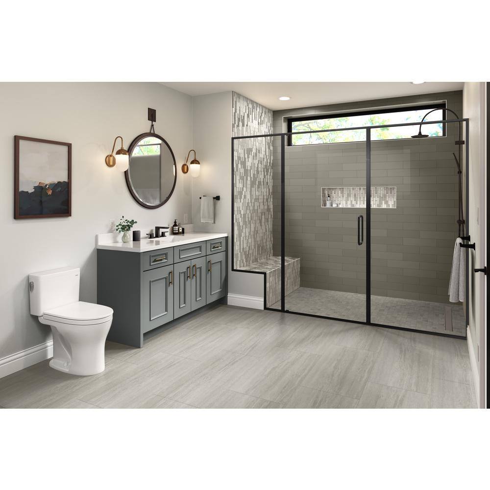 EMSER TILE Catch Taupe 3.94 in. x 15.75 in. Glossy Subway Ceramic Wall Tile (10.825 sq. ft./Case)