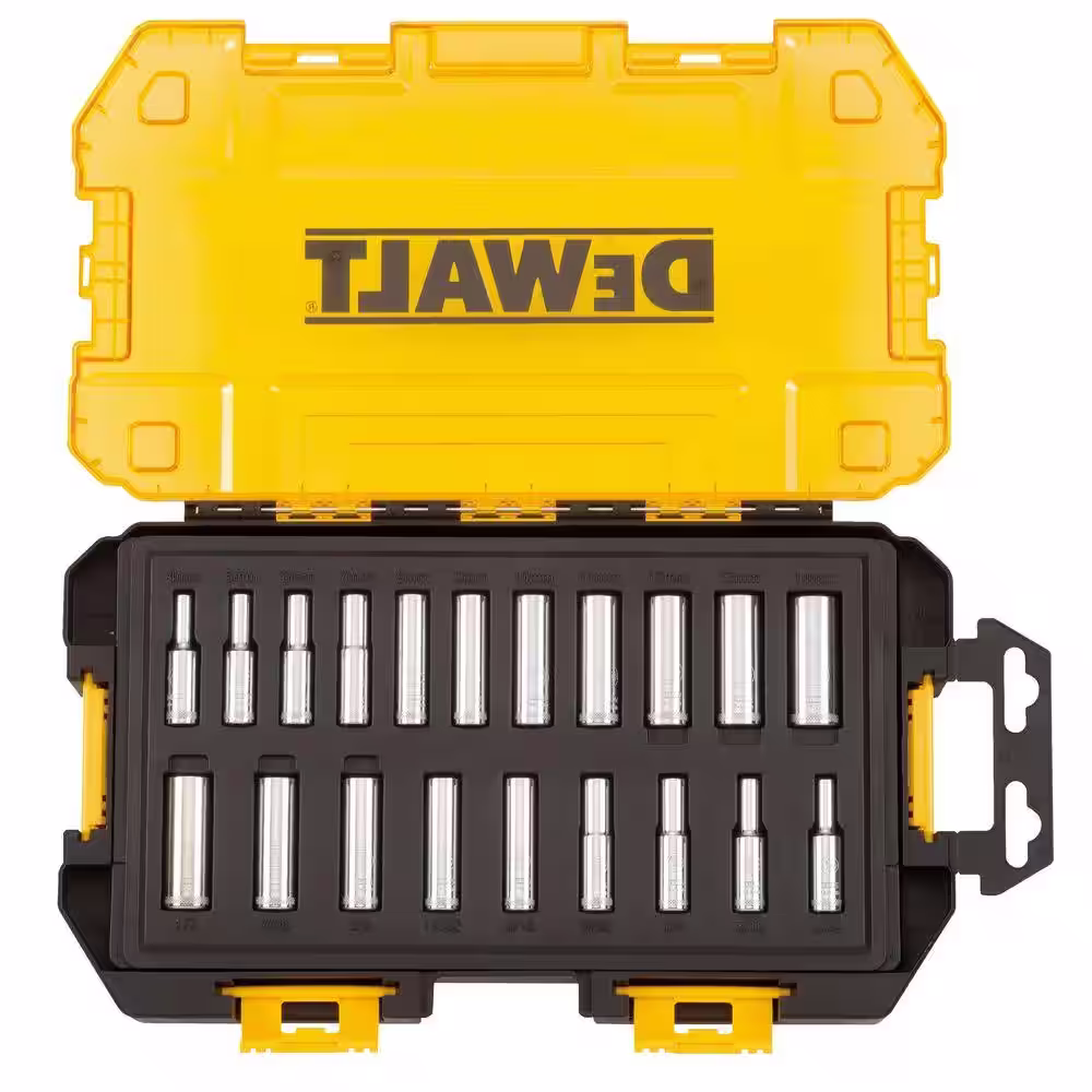 DEWALT 1/4 in. Drive Socket Set (20-Piece)