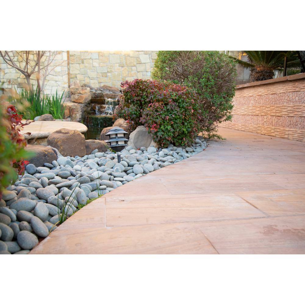 MSI Nile 0.5 cu. ft. Small (1 in. to 2.5 in.) Gray Pebbles (Crate/Covers 375.94 cu. ft./Pallet)